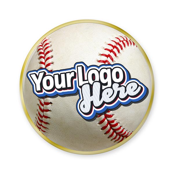 Baseball Pin Your Logo Here
